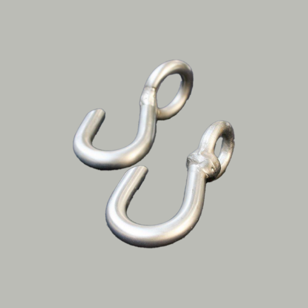 GANCIO IN ACCIAIO INOX CON OCCHIO GIRATO