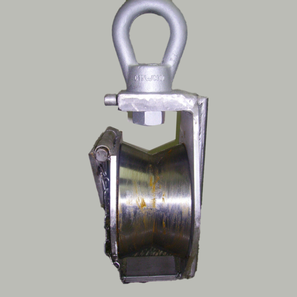 CARRUCOLA IN ACCIAO INOX PER CIANCIOLA 100mm