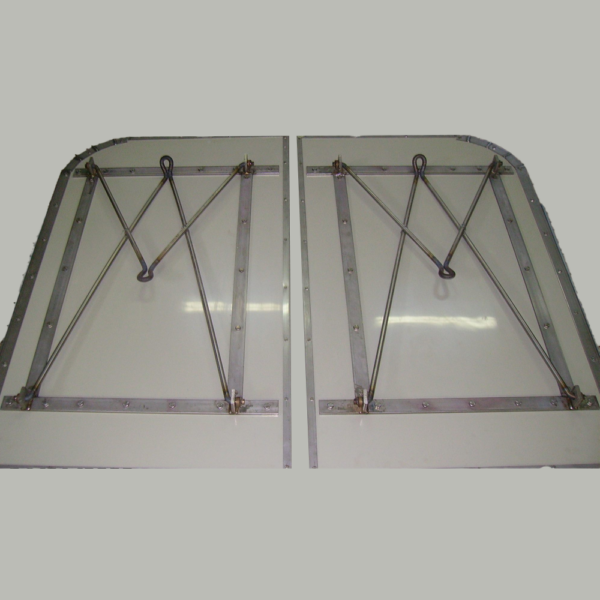 DIVERGENTI IN PLASTICA CON STRUTTURA E BASTONI IN ACCIAIO INOX